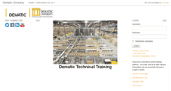 Desktop Screenshot of dematictraining.com